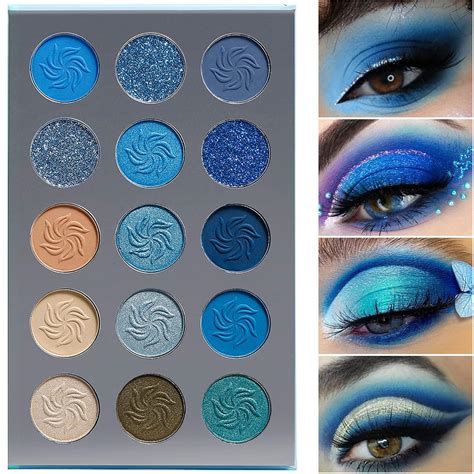 eyeshadow palette blue eyes.